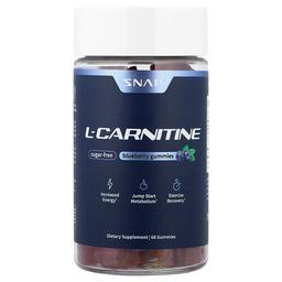 Snap Supplements L Carnitine Gummies Blueberry Sugar Free 60 Gummies 250 Mg Per Gummy