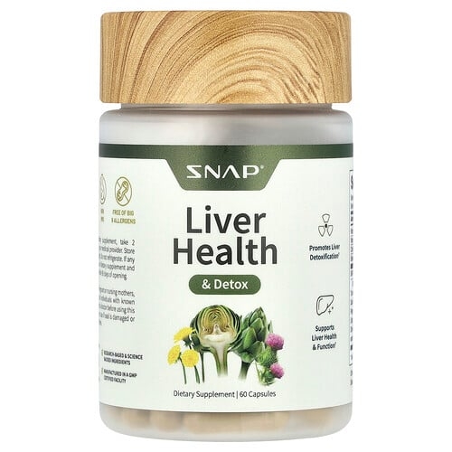 Snap Supplements Liver Health Detox 60 Capsules product image