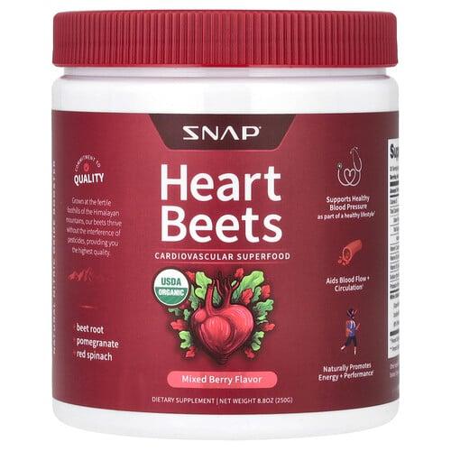 Snap Supplements Heart Beets Mixed Berry 8 8 Oz 250 G product image