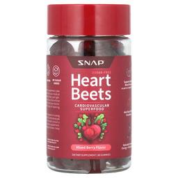 Snap Supplements Heart Beets Mixed Berry 60 Gummies