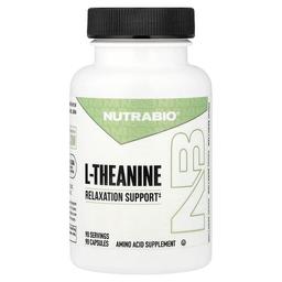 Nutrabio L Theanine 90 Capsules 200 Mg Per Capsule
