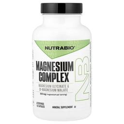 Nutrabio Magnesium Complex 120 Capsules 100 Mg Per Capsule