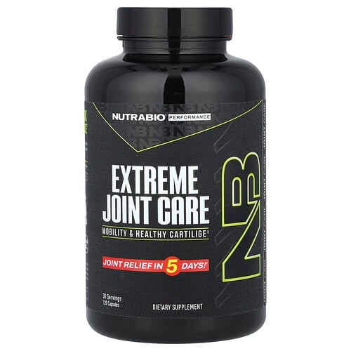 Nutrabio Extreme Joint Care 120 Capsules product image