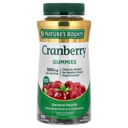 Nature S Bounty Cranberry Gummies Cranberry Raspberry 150 Gummies 100 Mg Per Gummy