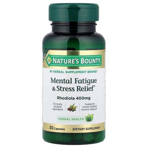 Nature S Bounty Mental Fatigue Stress Relief 400 Mg 30 Capsules product image