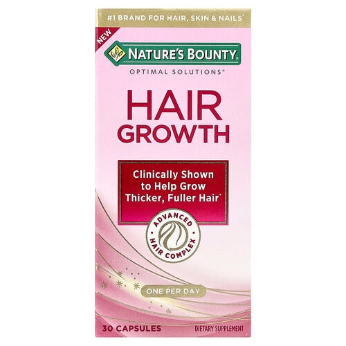 Nature S Bounty Optimal Solutions Hair Growth 30 Capsules product image