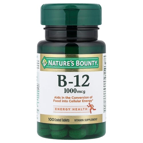 Nature S Bounty Vitamin B 12 1 000 Mcg 100 Coated Tablets product image