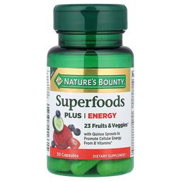 Nature S Bounty Superfoods Plus Energy 30 Capsules