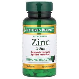 Nature S Bounty Zinc 50 Mg 100 Tablets