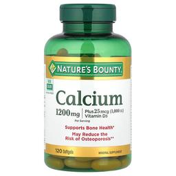 Nature S Bounty Calcium Plus Vitamin D3 120 Softgels