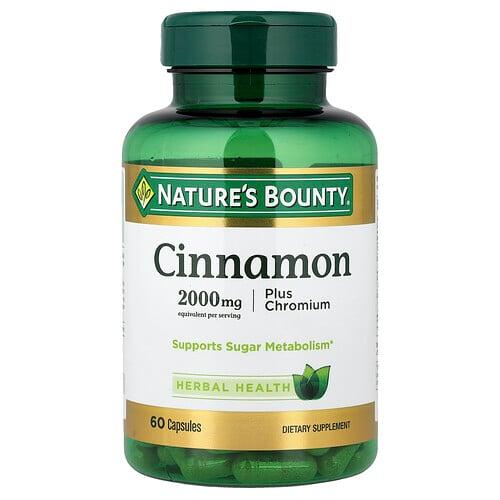 Nature S Bounty Cinnamon Plus Chromium 60 Capsules product image