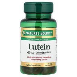 Nature S Bounty Lutein 40 Mg 30 Rapid Release Softgels
