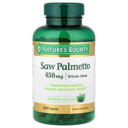 Nature S Bounty Saw Palmetto 450 Mg 250 Capsules