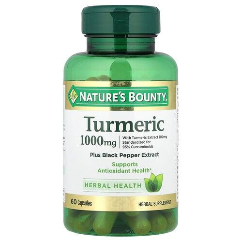 Nature S Bounty Turmeric Plus Black Pepper Extract 1 000 Mg 60 Capsules product image