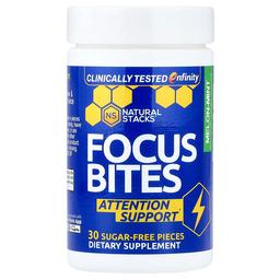 Natural Stacks Focus Bites Melon Mint 30 Sugar Free Pieces