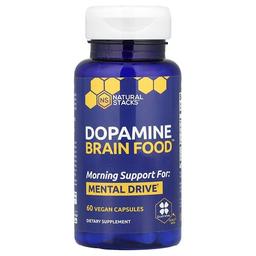 Natural Stacks Dopamine Brain Food 60 Vegan Capsules