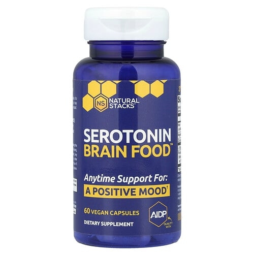 Natural Stacks Serotonin Brain Food 60 Vegan Capsules product image