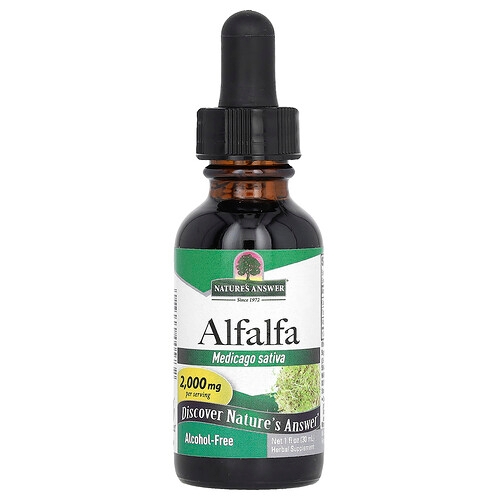 Nature S Answer Alfalfa Alcohol Free 2 000 Mg 1 Fl Oz 30 Ml product image