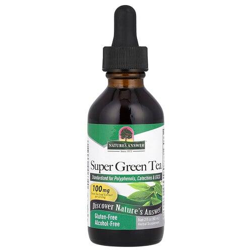 Nature S Answer Super Green Tea Alcohol Free 2 Fl Oz 60 Ml product image