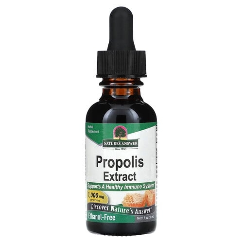 Nature S Answer Propolis Extract Alcohol Free 1 000 Mg 1 Fl Oz 30 Ml product image