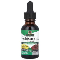 Nature S Answer Schisandra Extract Alcohol Free 2 000 Mg 1 Fl Oz 30 Ml