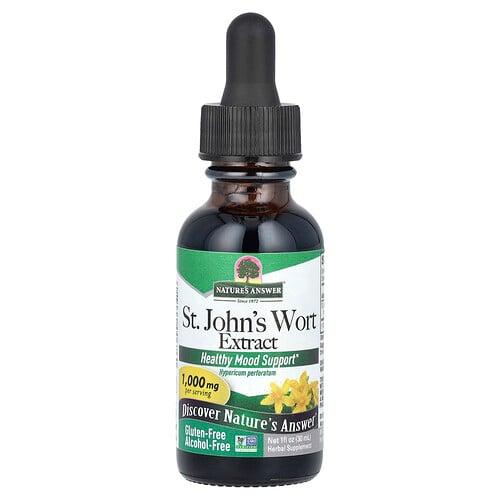 Nature S Answer St John S Wort Extract Alcohol Free 1 000 Mg 1 Fl Oz 30 Ml product image