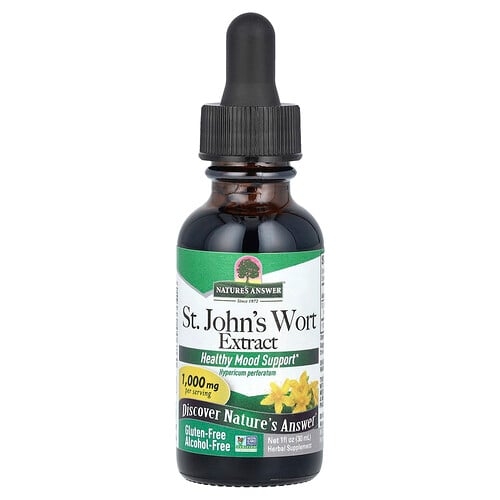 Nature S Answer St John S Wort Extract Alcohol Free 1 000 Mg 1 Fl Oz 30 Ml product image