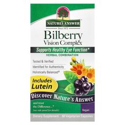 Nature S Answer Bilberry Vision Complex 60 Vegetarian Capsules