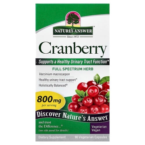 Nature S Answer Cranberry 90 Vegetarian Capsules 400 Mg Per Capsule product image