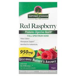 Nature S Answer Red Raspberry 950 Mg 90 Vegetarian Capsules 475 Mg Per Capsule