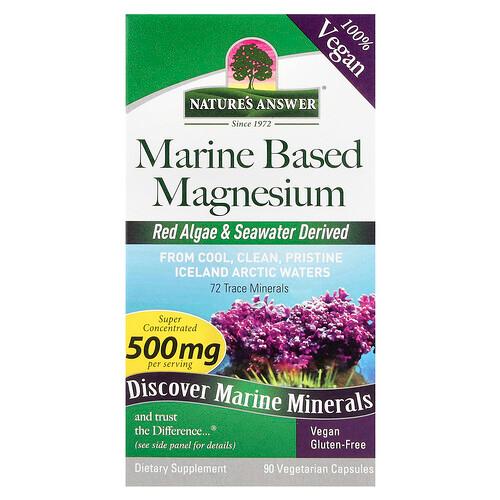 Nature S Answer Marine Based Magnesium 90 Vegetarian Capsules product image