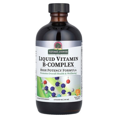 Nature S Answer Liquid Vitamin B Complex Tangerine 8 Fl Oz 240 Ml product image