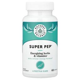 Natural Balance Super Pep Energizing Herbs Vitamins 60 Capsules