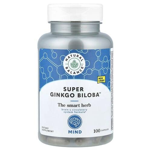 Natural Balance Super Ginkgo Biloba 100 Capsules product image