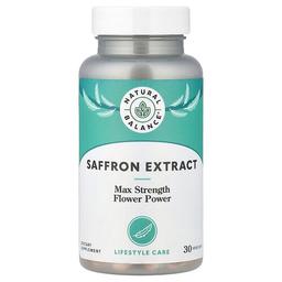 Natural Balance Saffron Extract 30 Vegcaps 100 Mg Per Vegcap