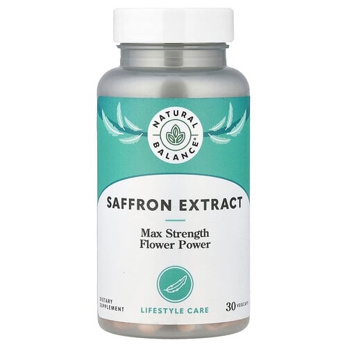 Natural Balance Saffron Extract 30 Vegcaps 100 Mg Per Vegcap product image