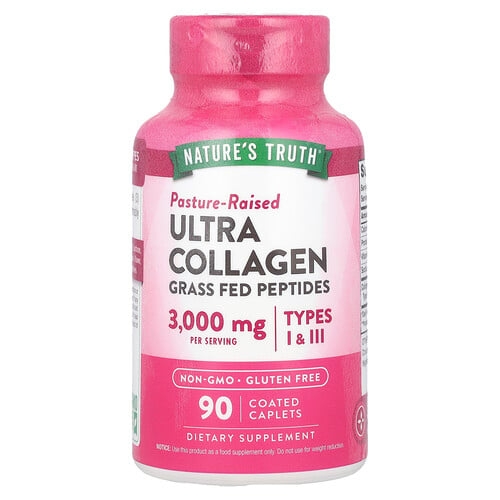 Nature S Truth Ultra Collagen Types I Iii 90 Coated Caplets 1 000 Mg Per Caplet product image