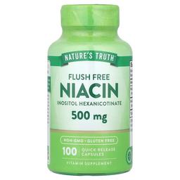 Nature S Truth Flush Free Niacin 500 Mg 100 Quick Release Capsules