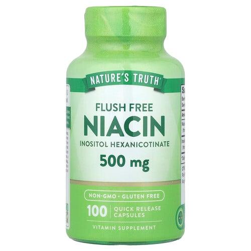 Nature S Truth Flush Free Niacin 500 Mg 100 Quick Release Capsules product image