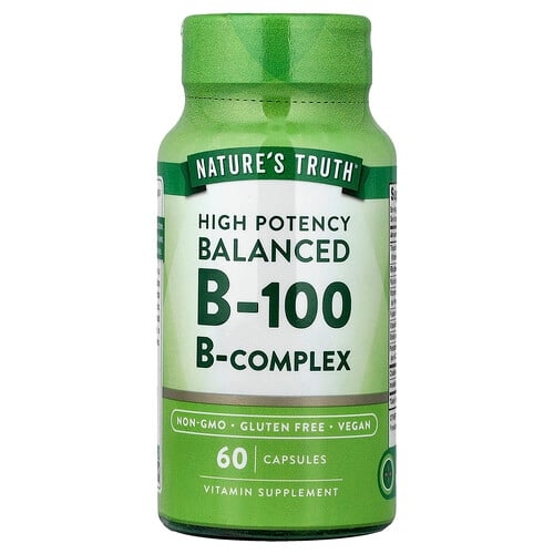 Nature S Truth Balanced B 100 High Potency 60 Capsules product image