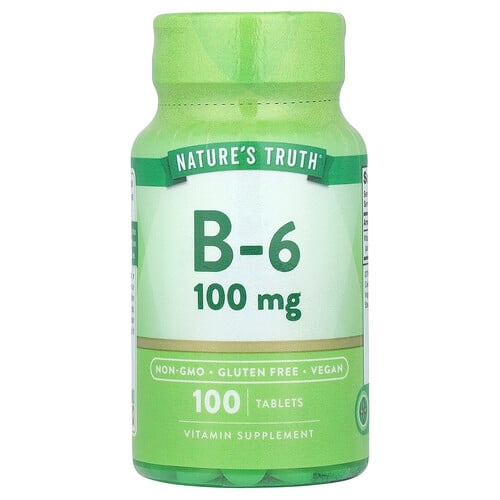 Nature S Truth Vitamin B 6 100 Mg 100 Tablets product image