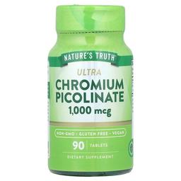 Nature S Truth Ultra Chromium Picolinate 1 000 Mcg 90 Tablets