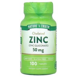 Nature S Truth Zinc Chelated 50 Mg 100 Tablets