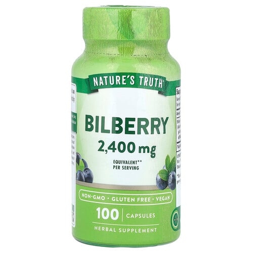 Nature S Truth Bilberry 100 Capsules 1 200 Mg Per Capsule product image