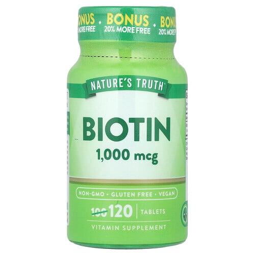 Nature S Truth Biotin 1 000 Mcg 120 Tablets product image