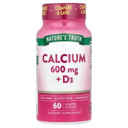 Nature S Truth Calcium D3 60 Coated Caplets