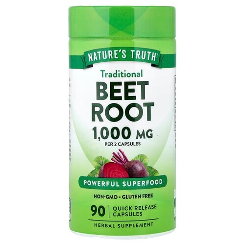 Nature S Truth Beet Root 90 Quick Release Capsules 500 Mg Per Capsule product image