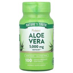 Nature S Truth Aloe Vera 5 000 Mg 100 Quick Release Softgels