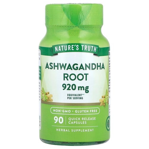Nature S Truth Ashwagandha Root 90 Quick Release Capsules 460 Mg Per Capsule product image