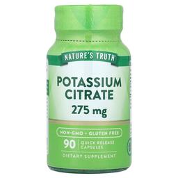 Nature S Truth Potassium Citrate 275 Mg 90 Quick Release Capsules